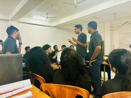 The PRADYOG Club and IEEE MTT-S Student Branch Chapter hosted an induction program to welcome the new first-year students.