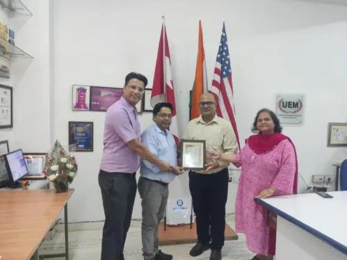 The renowned Sports Physiotherapist, Dr. Mayank Pushkar, ex-Physiotherapist of Indian Blind Cricket team visited UEM JAIPUR, and delivered an outstanding seminar on advanced physiotherapy techniques.