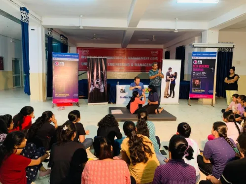 The Women Empowerment Cell- Dhanika successfully conducted the self defence training for female students.