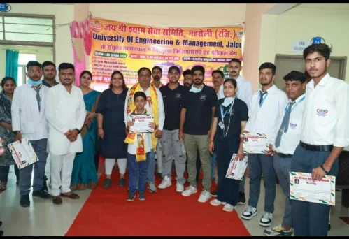 UEM Jaipur's health camp on 25-08-2024 in Mehroli was a resounding success!