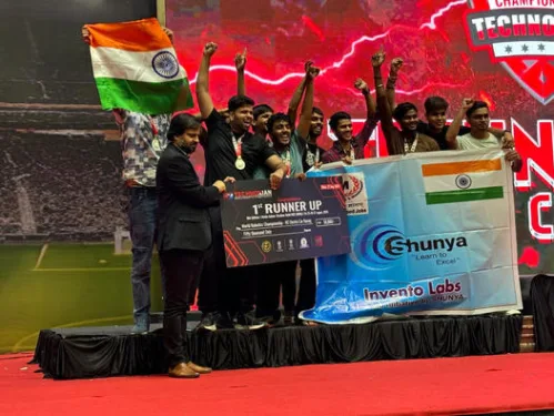 The Students University of Engineering & Management (UEM), Jaipur, proudly clinched the title of 1st Runner-Up in the RC Electric Racing category at the Technoxian International World Cup.