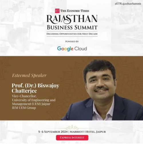 Rajasthan Business Summit organized by the Economic Times
