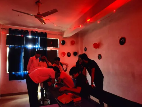 Squid Game - Escape Room Challenge at TECHUTOPIA 2024, University of Engineering & Management (UEM), Jaipur: 14th September 2024 