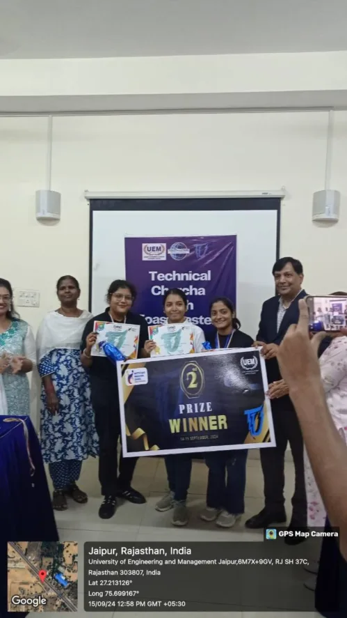 Technical Charcha with Toastmasters: A Celebration of Intellect and Oratory organizer: UEM Jaipur Toastmasters Club.