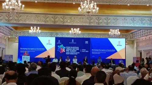 "Rising Rajasthan Urban Sector Pre-Summit" on Monday, 14 October 2024, at ITC Rajputana, Jaipur.