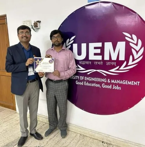 UEM JAIPUR NPTEL local chapter has been selected as one out of the top 200 local chapters of the country.