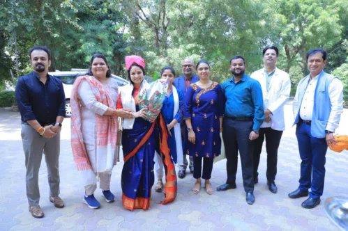 The Indian Association of Physiotherapists (IAP) conducted a visit to the Department of Physiotherapy.