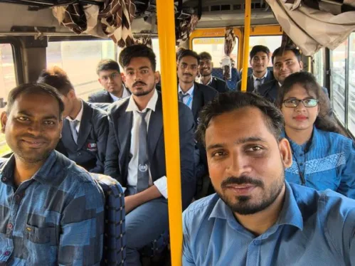 We are excited to share that B.Tech and M.tech students of ECE department are currently on their way to an enriching industry visit at Wipe Hotwire Ltd, Neemrana.