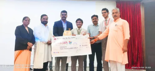 Prof. Ashutosh Gautam was invited as the Chief Guest at St. Anselm's School for the Inauguration of the Inter-School Science Quiz Competition.