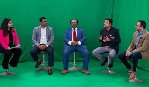 Prof. Biswajoy Chatterjee was invited by ET Education to a studio recording of an educational program in Kolkata.