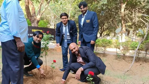 Plantation drive at UEM JAIPUR.