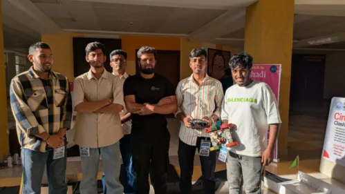 Students of Shunya Student Chapter of University of Engineering Management UEM Jaipur, stood 1st runner up