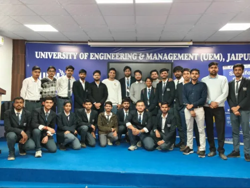 Department of Computer Applications, University of Engineering & Management (UEM), Jaipur organized the " Salesforce ScaleUp " session.