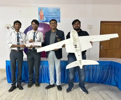 The University of Engineering and Management (UEM), Jaipur, is pleased to announce that the campus startup Dronester has secured a significant consignment.