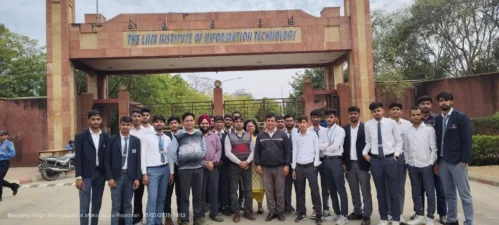 Under the aegis of the Center of Sustainable Innovations for Clean Future (SICF), students from the Mechanical, Civil, and Electrical Engineering departments of University of Engineering and Management (UEM), Jaipur visited Biogas Plant at LNMIIT Jaipur for an industrial tour.