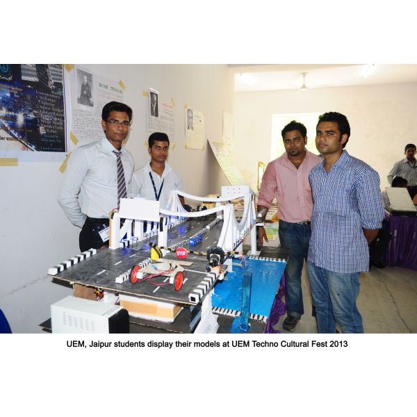 Technical model Exhibition by our students at Techno-Cultural Exhibition and Competition at UEM