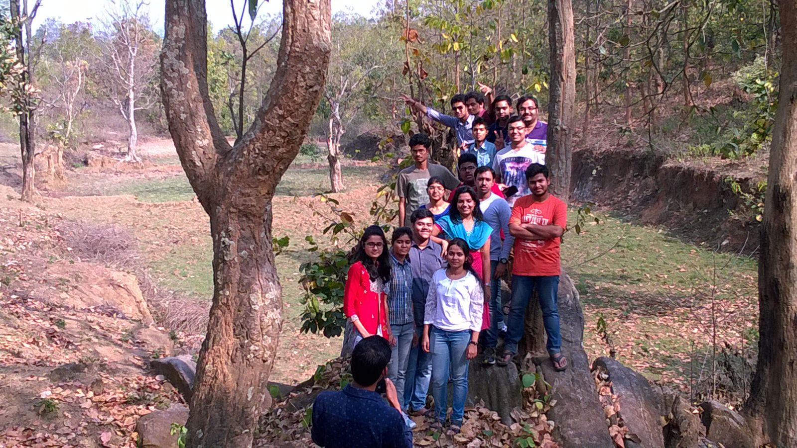 Conducted tour for our students