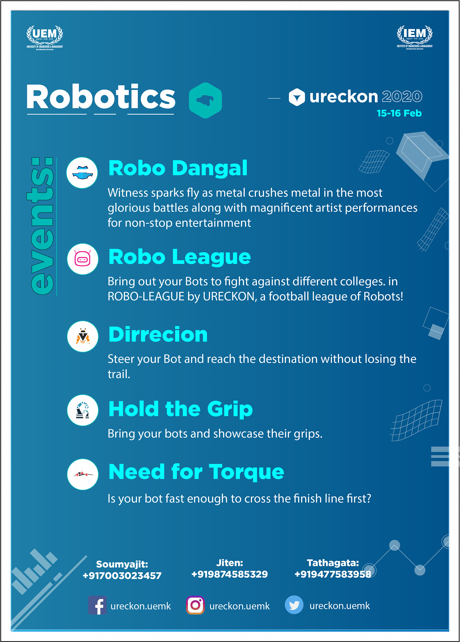 Robotics a part of URECKON 2020