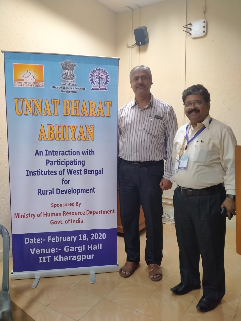 A 10 member team comprising of students and faculty members of UEM Kolkata visited IIT, Kharagpur in connection with MHRD programme Unnat Bharat Abhiyaan