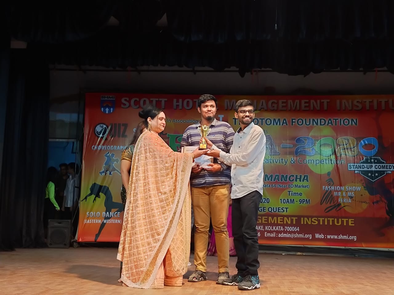 Achievements of students of UEM Kolkata at Feria (cultural competition of sister concern of IIHM)