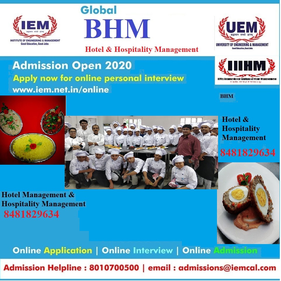 Global BHM Hotel and Hospitality Management course admission is open for 2020
