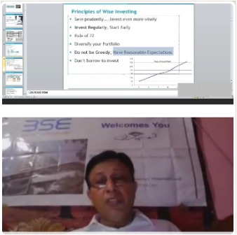 Business Administration Department organized a session by SEBI on 26th June 2020