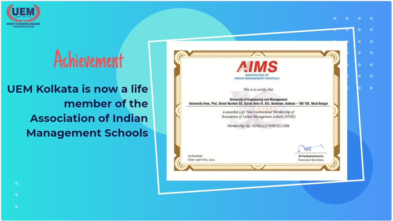 Indian Management Schools - UEM Kolkata