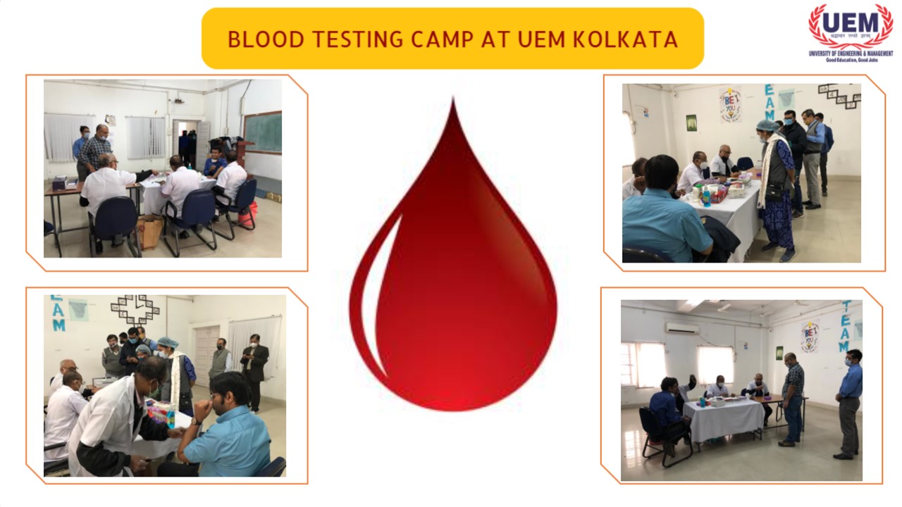 Blood Testing Camp at UEM Kolkata