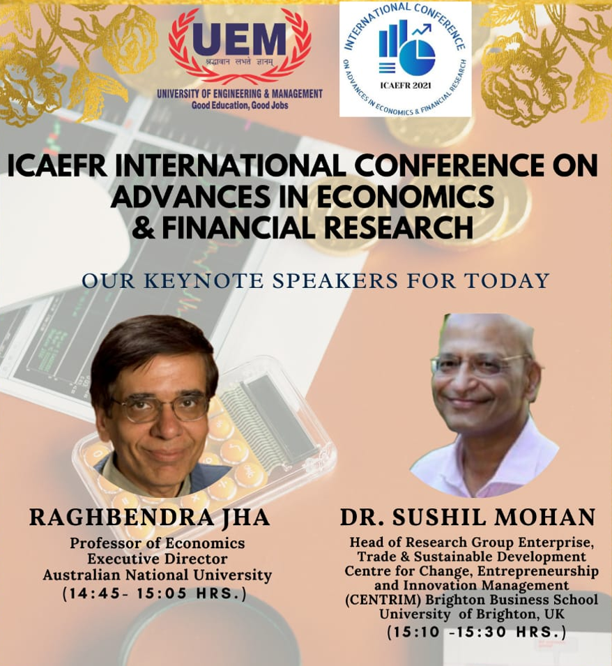 International Conference on Advances in Economics and Financial Research 2021