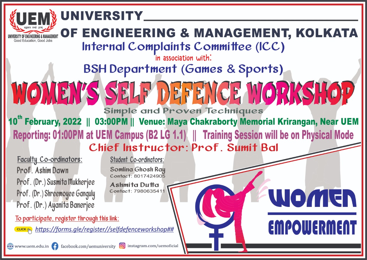WOMEN'S SELF DEFENCE WORKSHOP