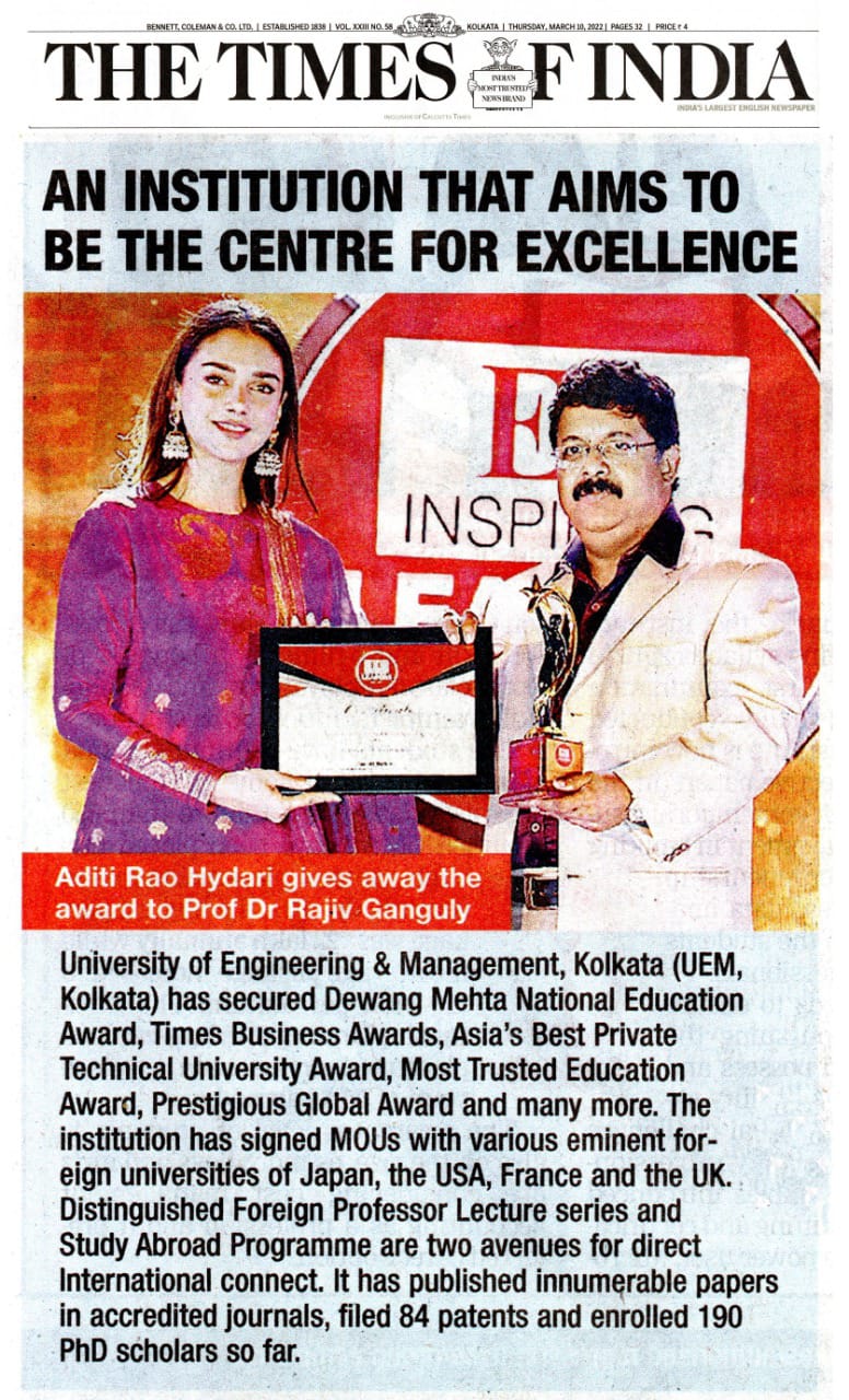 Media highlights about UEM Kolkata