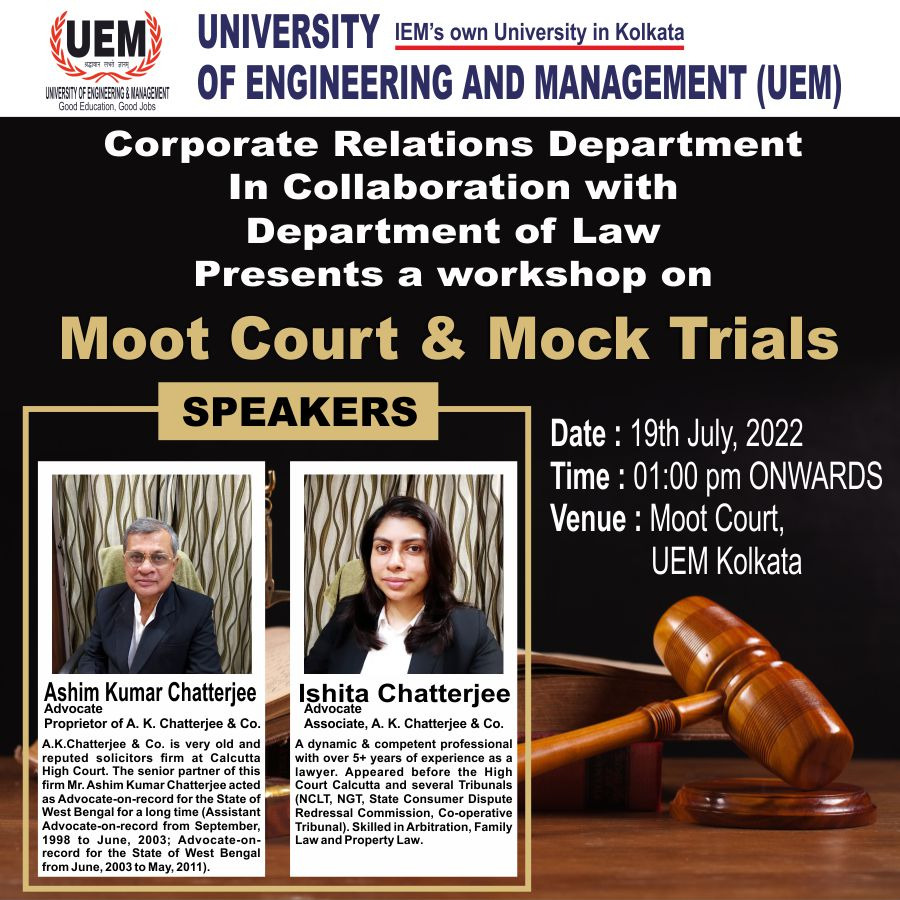 Moot court  and Mock Trials