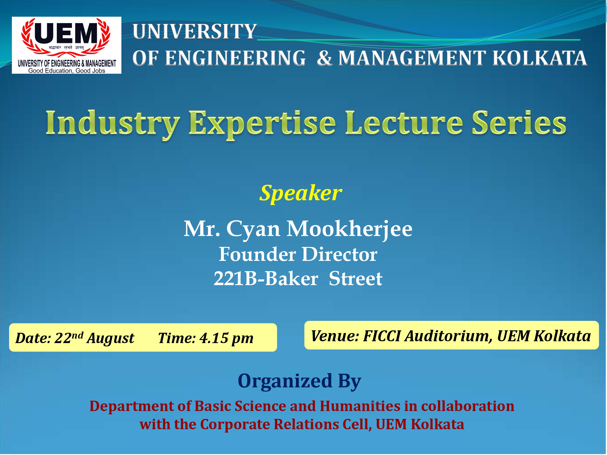 Distinguished Industry Talk Series