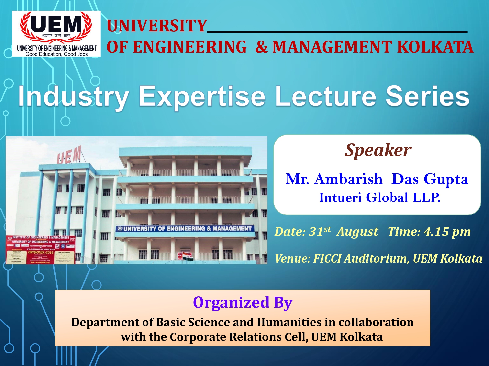 Industry Expert Lecture Series