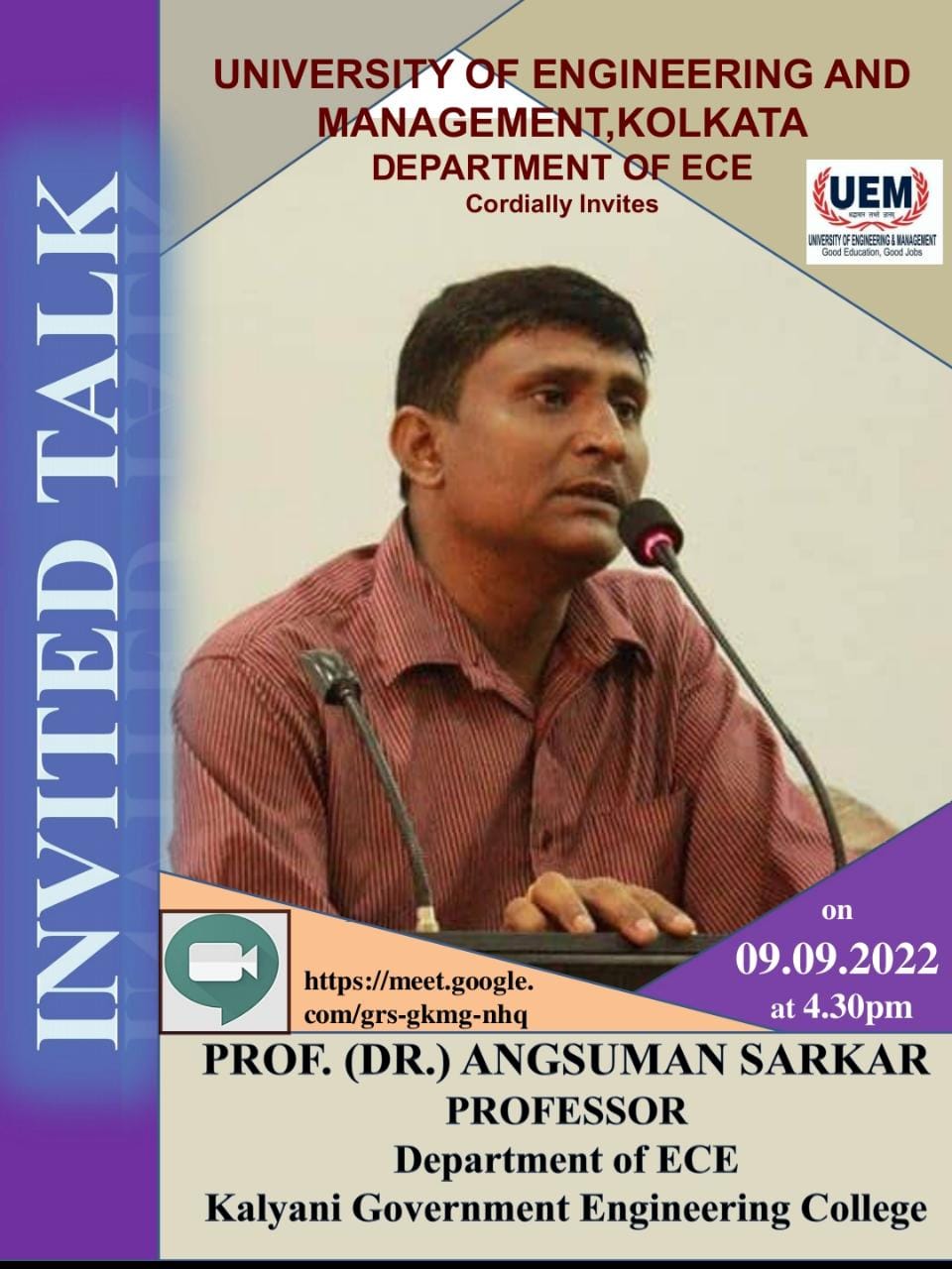 Invited Talk on Quantum Biosensors for IOT Applications, Opportunities, Trends and Challenges