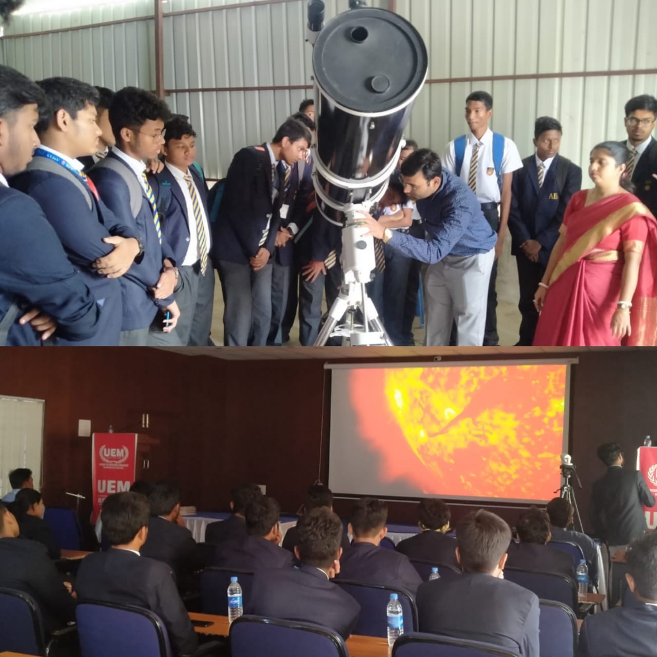 STUDENTS VISIT AT UEMK OBSERVATORY