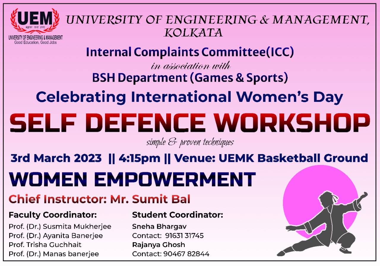 SELF DEFENCE WORKSHOP