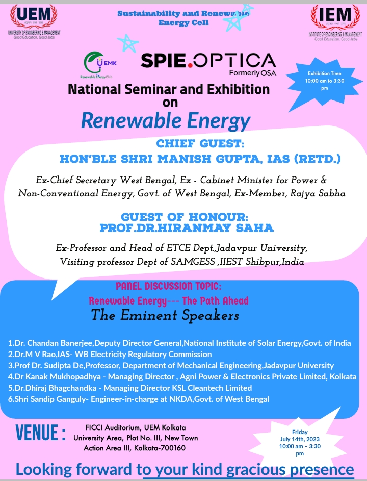 National Seminar & Exhibition on Renewable Energy