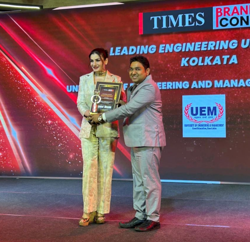 Times Brand Icons Award for being leading Engineering University of India