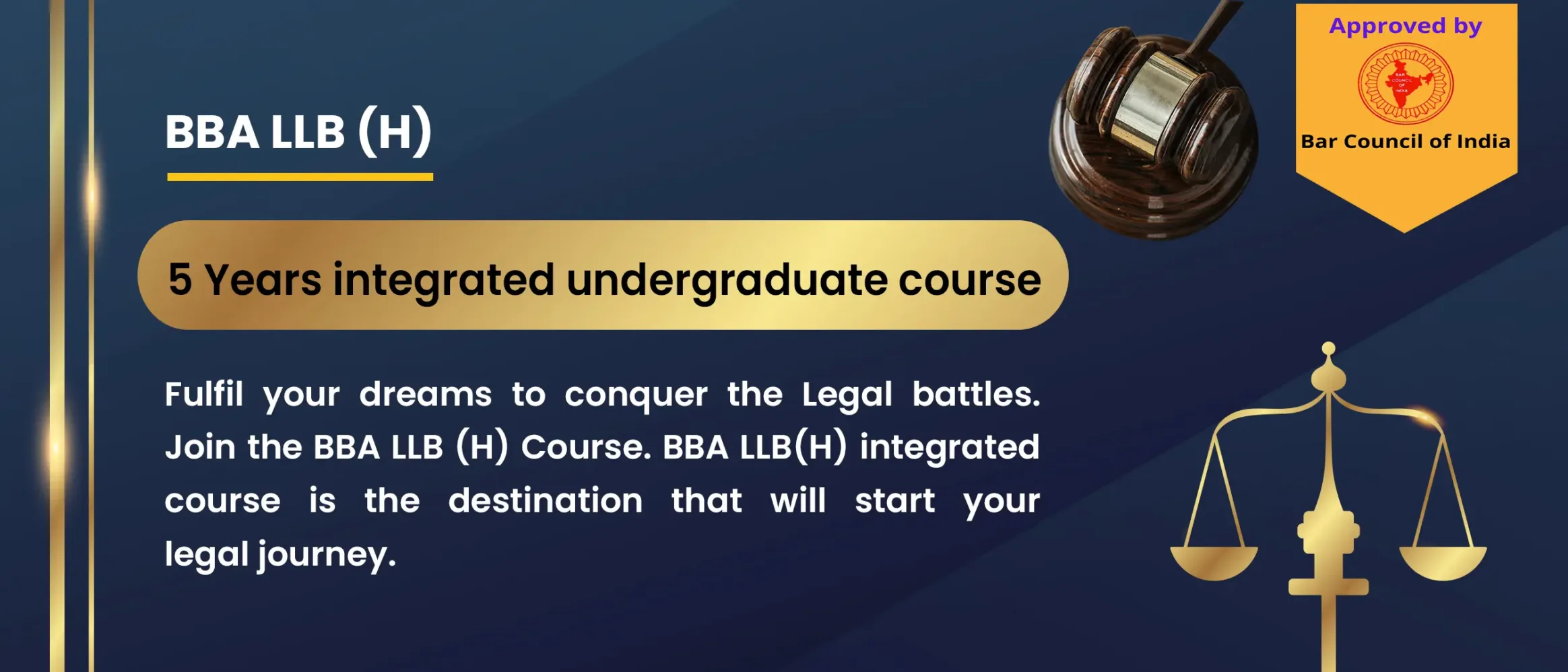 BBA LLB (H)