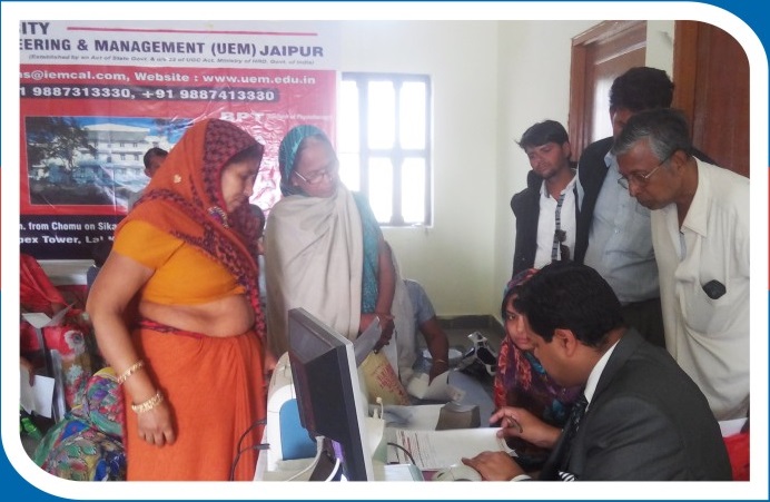 Medical Camp Conducted by UEM at Niwai in Tonk Distt. (Raj.)