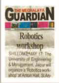 Robotics Workshop reported by Guardian
