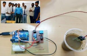 Smart Irrigation System designed and developed by students of UEM Jaipur