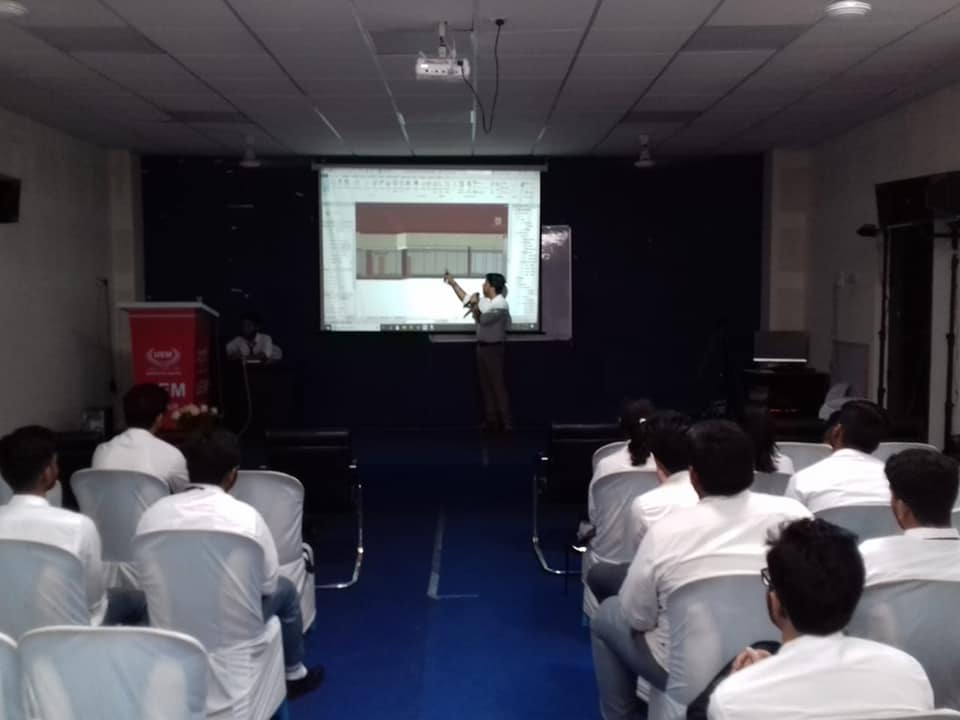 3rd year Civil Engineering students of UEM Jaipur conducted workshop for 1st and 2nd year students of UEM Jaipur