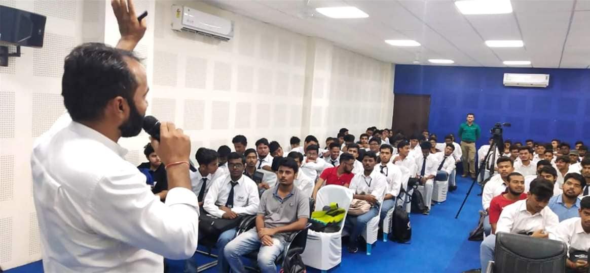 Talk on Fire Safety and Security Management by Mr. Ganpat Choudhury at UEM Jaipur