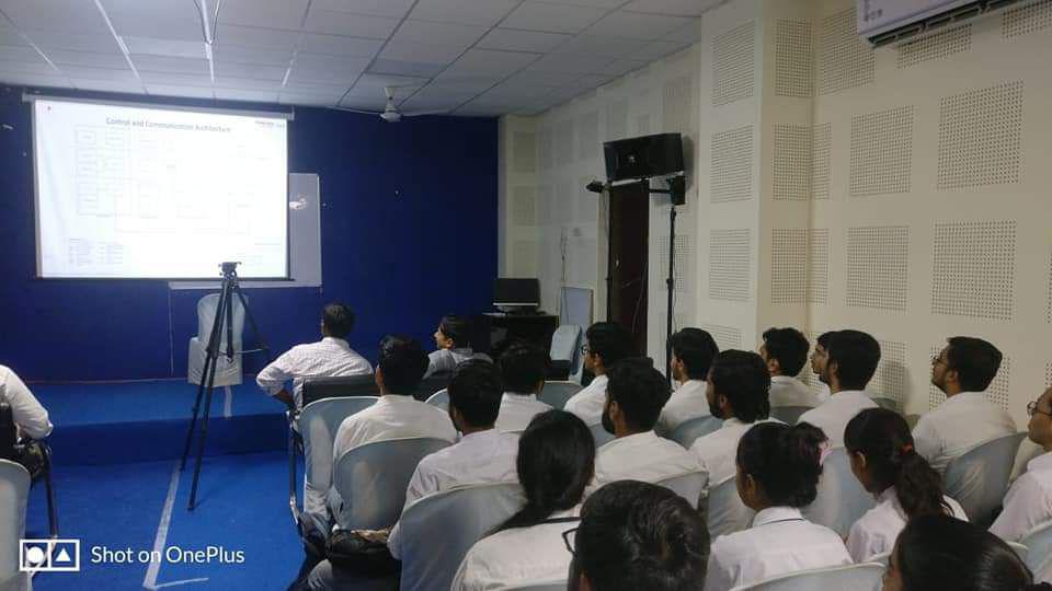 Webniar by Dr. Allabaksh Naikodi, at the UEM Jaipur premises on 11th September, 2019 on IoT landscape in E-Vehicles/Mobility