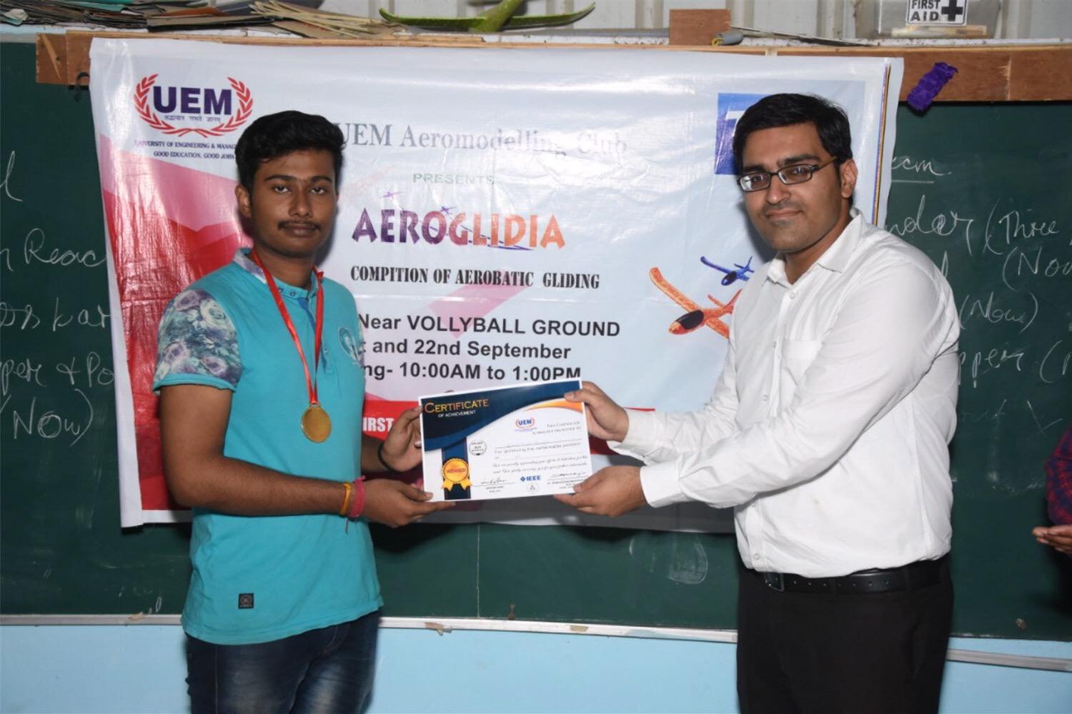 Aeroglidia- the competition of Aerobatic Gliding held at UEM Jaipur