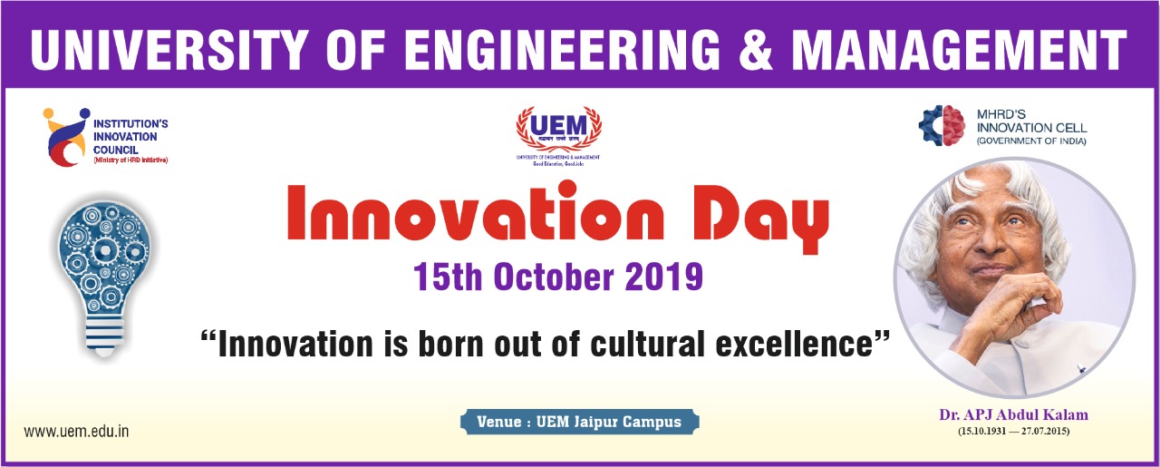 Innovation Day Celebration on 15.10.2019