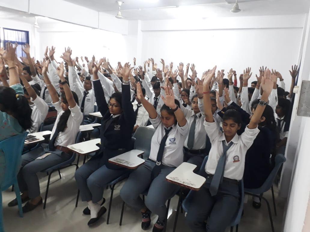 Workshop conducted on Health and Happiness by Dr. Sapna Malla at UEM Jaipur