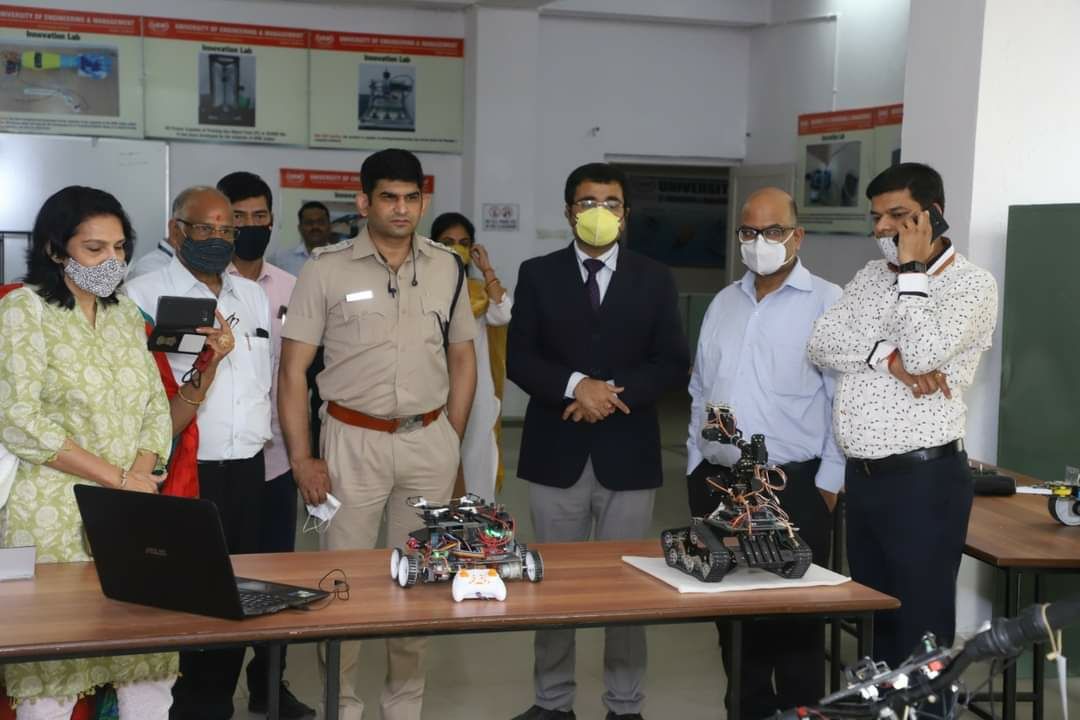 Innovation Laboratory and industry funded projects by the students of UEM, Jaipur